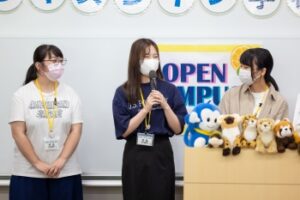 在学生の弾んだ声を聞くと、 学生生活の楽しい様子が伝わってくるよね