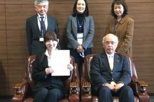 授与式での様子