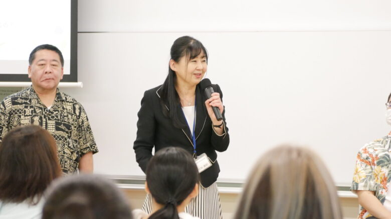 学生と教員の本音が聞けるフリートークの様子