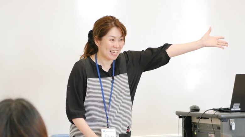 波多野名奈准教授によるミニ授業「赤ちゃんが見ている世界～最新研究を実践につなげよう～」