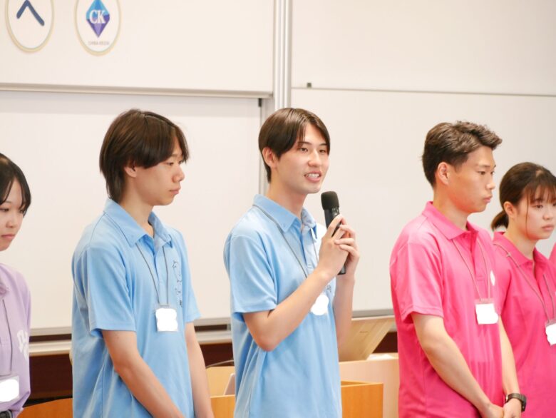 在学生によるQ＆Aコーナーの様子