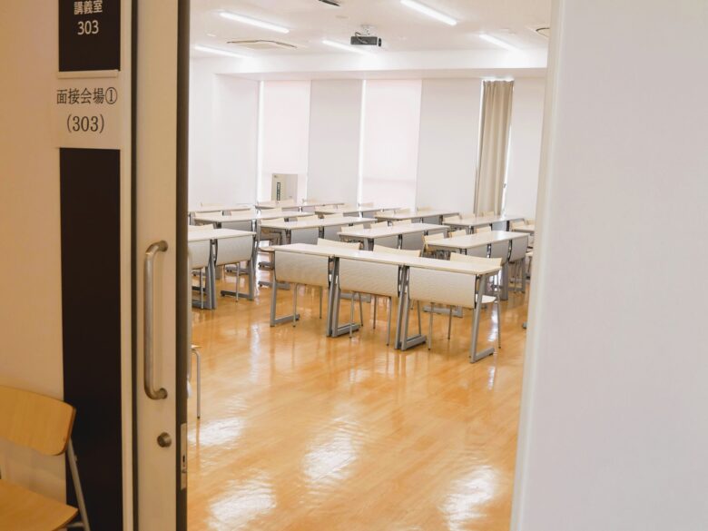 入試本番さながらの「面接室」もご覧いただけます