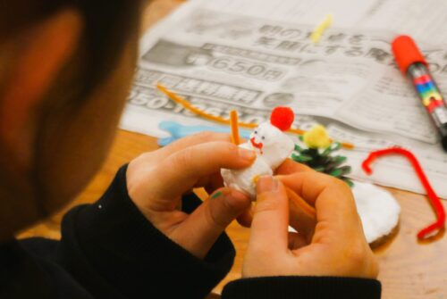 12/13(土)　こども造形教室を開催しました