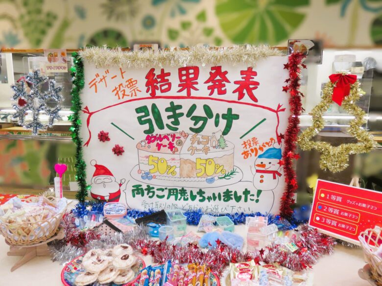 かわいい雑貨やお菓子が当たる「くじ引き」も行われたよ！ 皆さんは何等だったかな？