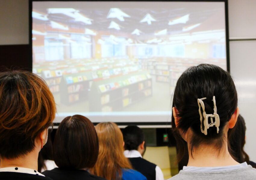 千葉県内にある図書館の映像も迫力がありましたね！