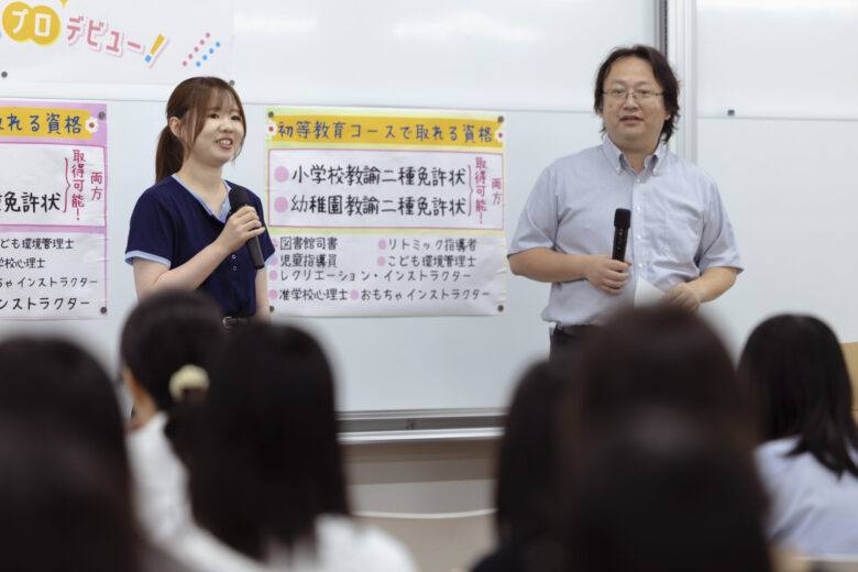 A先生(写真左)と柏木先生